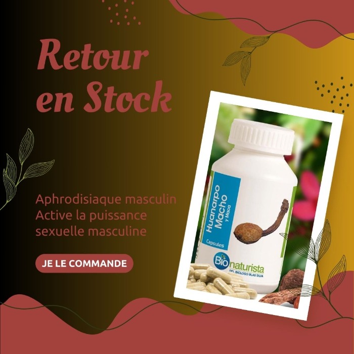 Retour en Stock d'Huanarpo Macho en gélules