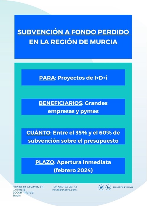 Ayudas a fondo perdido para empresas y pymes