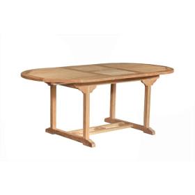 teak houten tuintafel uitschuifbaar