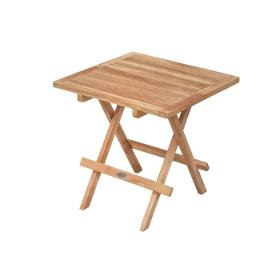 teak houten klaptafelje slate