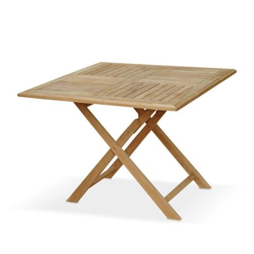 teak houten klaptafel vierkant