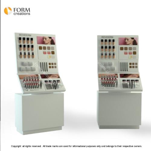 FC.18180 Stand, MDF en plexiglas display voor cosmetica